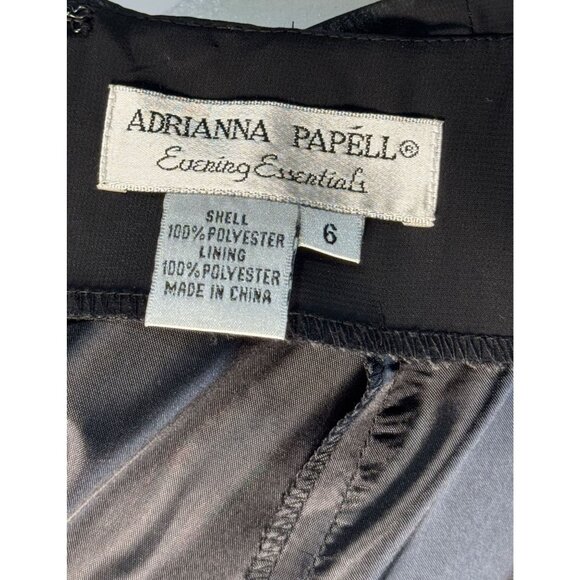 Adrianna Papell Size 6 Woman Skirt Elegant Design Black Evening Essentials High- - Picture 5 of 6